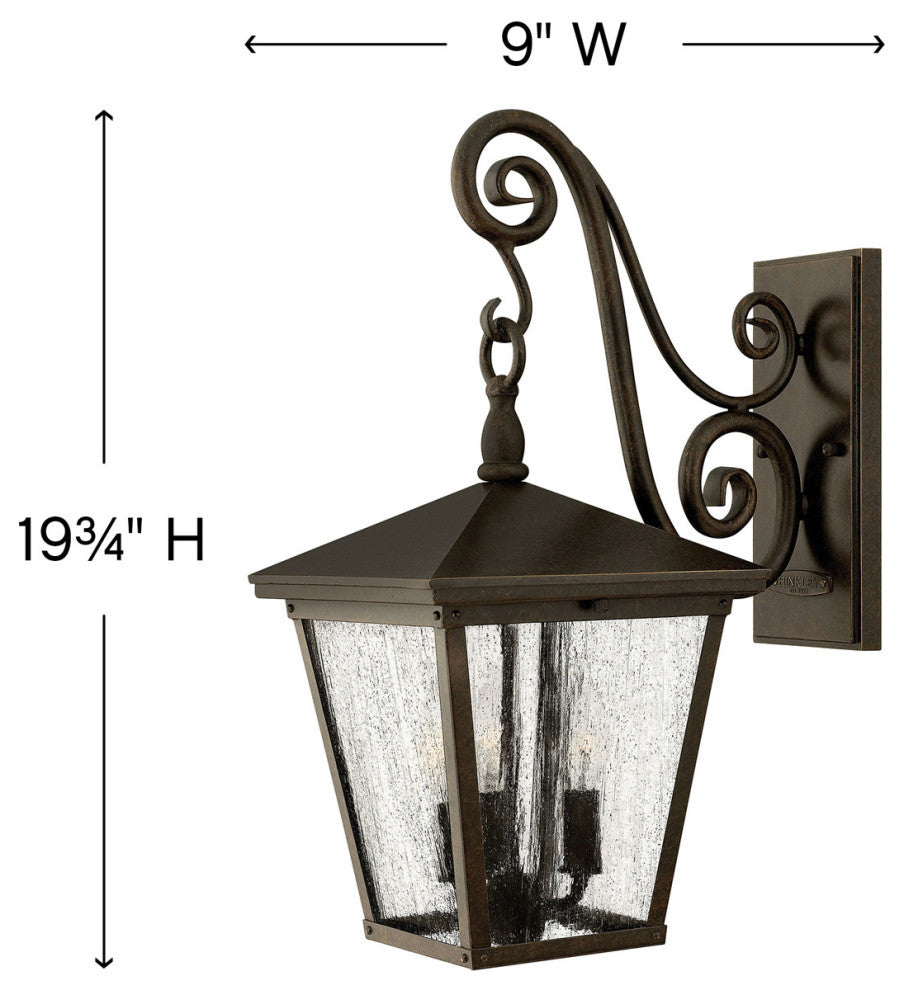 Hinkley Outdoor Trellis Medium Wall Mount 1434RB