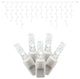 Vickerman X6W3109 70 Pure White M5 Led Icicle Light On White Wire