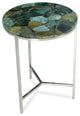 Foster Agate Top Round Chairside Table