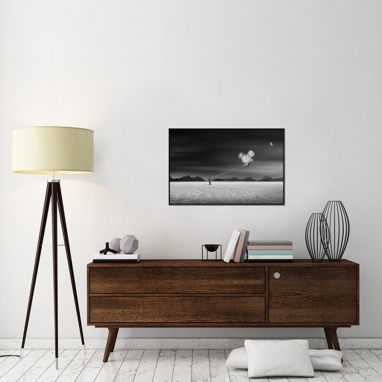 "Time Keeper" Framed Canvas Giclee by Swarnendu Ghosh, 37x25"