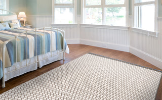 Weave & Wander Naim Rug, Gray/Navy, 8'x10'