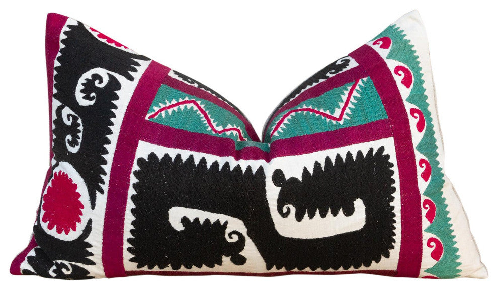 Anora Gul Suzani Lumbar Pillow