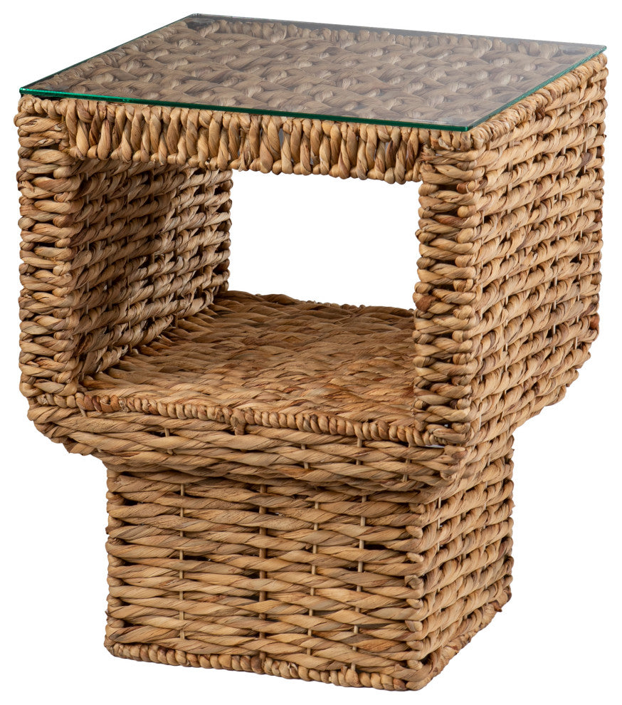 Bermingham Water Hyacinth Accent Table