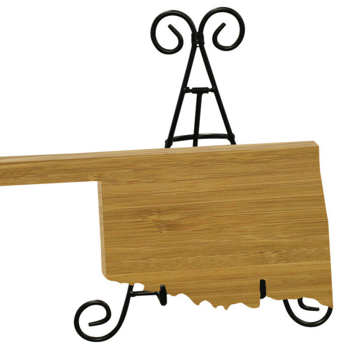 State Shaped Cutting Boards, Brown Richlite, Oklahoma