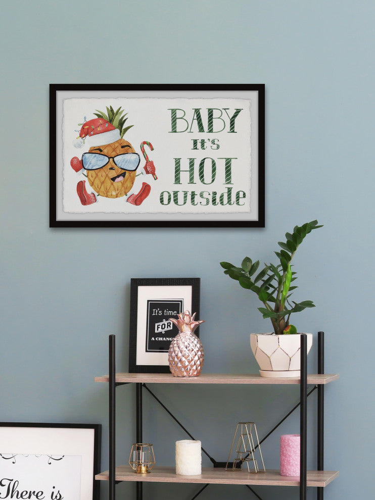 "Keep Cool" Framed Painting Print, 30x20