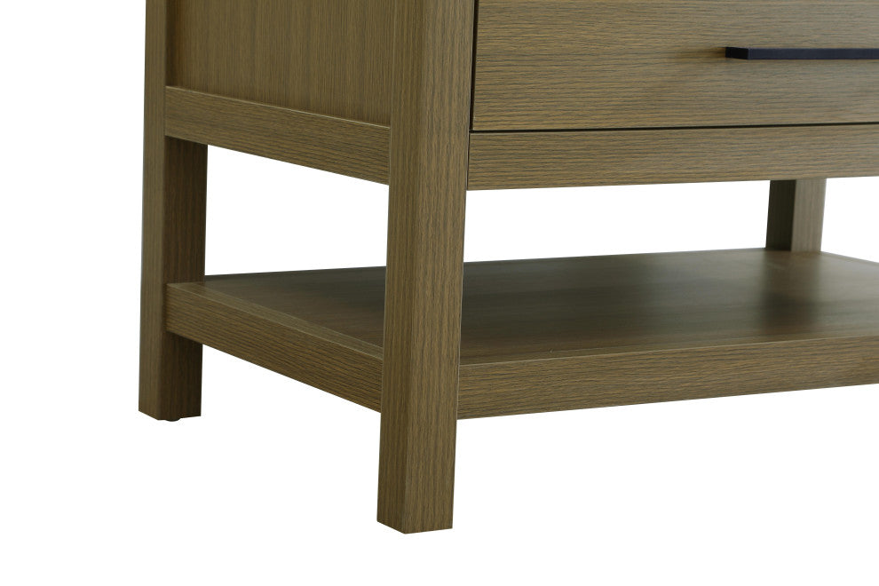 Home Living 30" Single Bathroom Vanity, Chestnut Brown