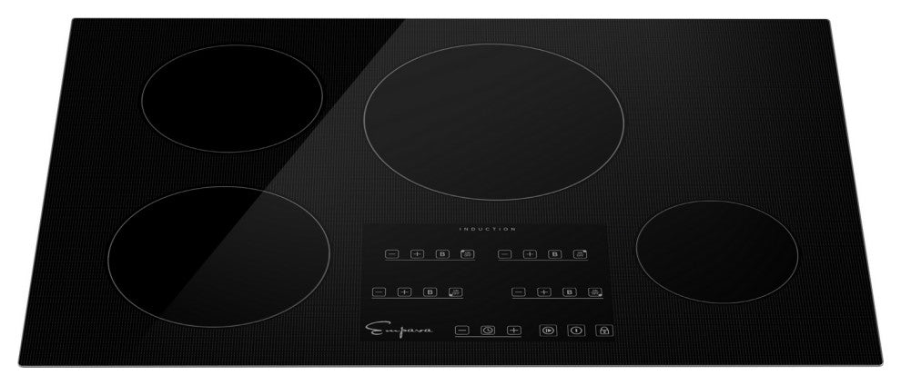 Empava 30" Electric Stove Induction Cooktop with 4 Power Boost Burners Smooth