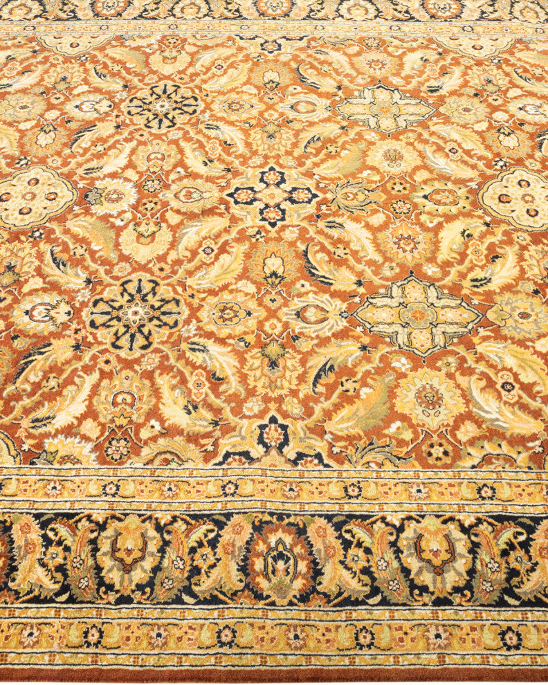 Mogul, One-of-a-Kind Hand-Knotted Area Rug Orange, 6'1"x8'10"