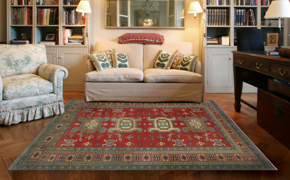 Fine Vintage Distressed Bethany Red/Beige Runner, 5'0x9'7