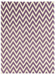 Corina Chevron Dhurrie Rug, Electric Purple, 5''x8''