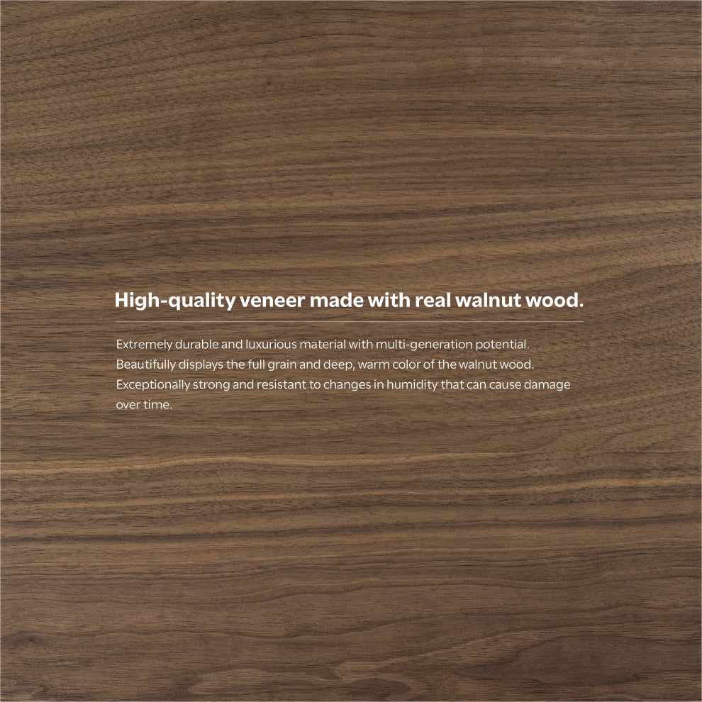Hunter End Table, Walnut Veneer