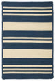 Colonial Mills Bayou Braided Rug, Blue, 6x8