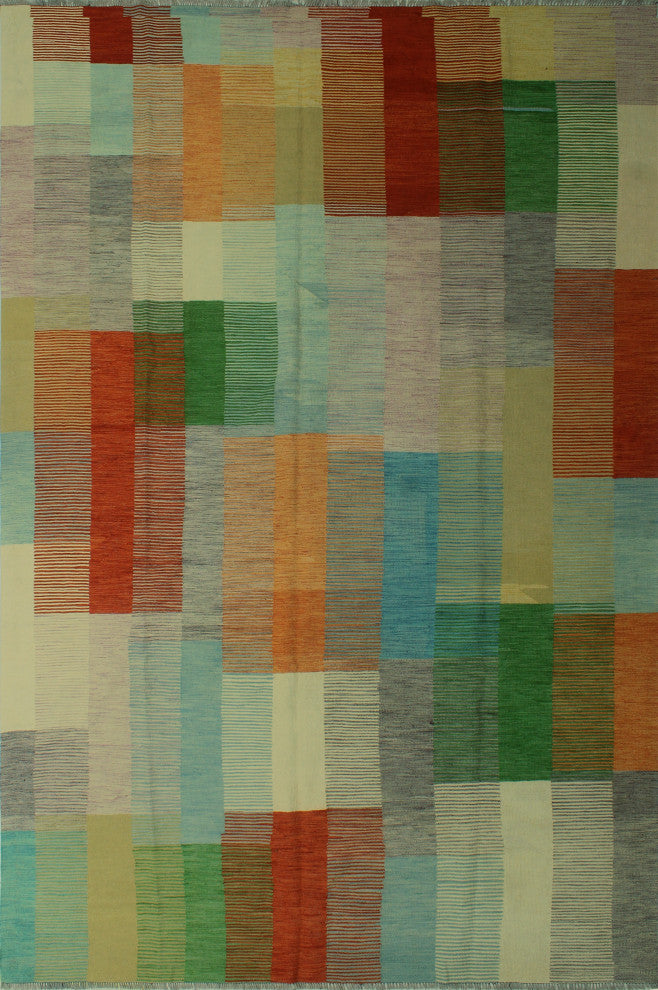 Winchester Kilim Bennet Rust Rug