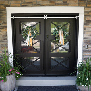 Garland Hanger, Double Door White, 52-82" Doors