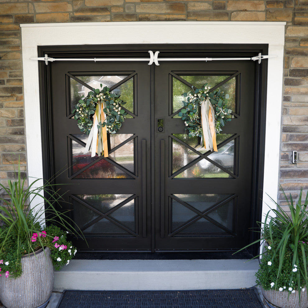 Garland Hanger, Double Door White, 52-82" Doors