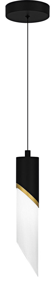 Quoizel PCAYS1503 Alys 3"W LED Mini Pendant - Matte Black