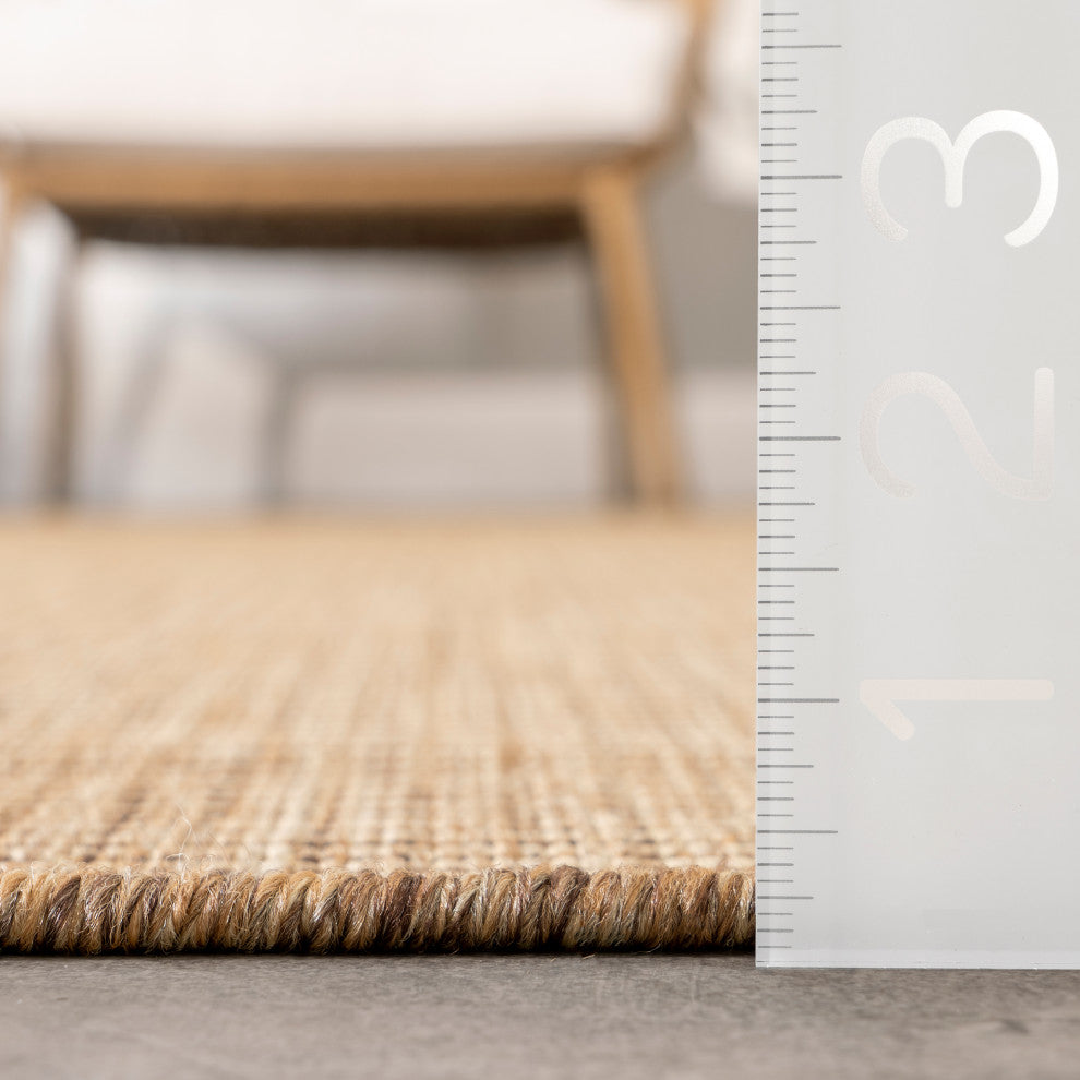 Nuloom Rosy Classic Indoor/Outdoor Area Rug, Brown 13'x15'