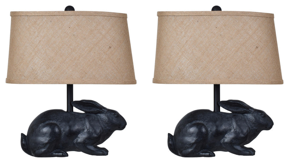 Rabbit 17"H Table Lamp
