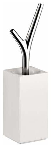 Hansgrohe Axor Massaud Toilet Brush with Holder and Porcelain Vessel