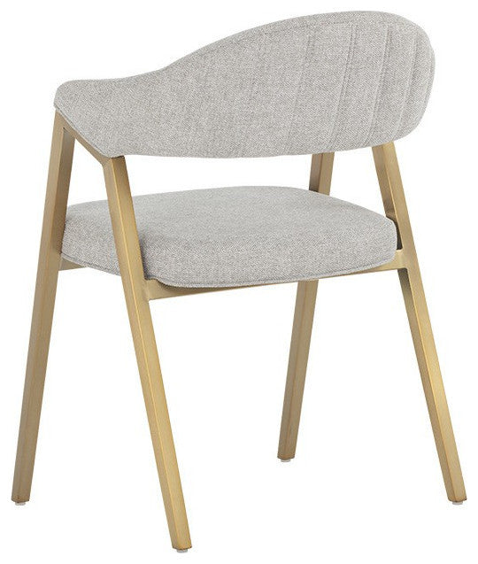 Burgos Dining Armchair, Belfast Heather Gray