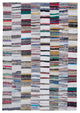 Rug N Carpet - Handmade Turkish 6' 10'' x 9' 11'' Rustic Patchwork Kilim Rug