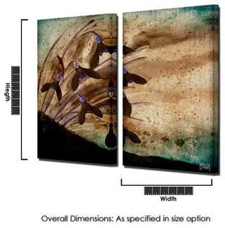 Painted Petals XV Canvas Art, 5-Piece Set 2-Panels