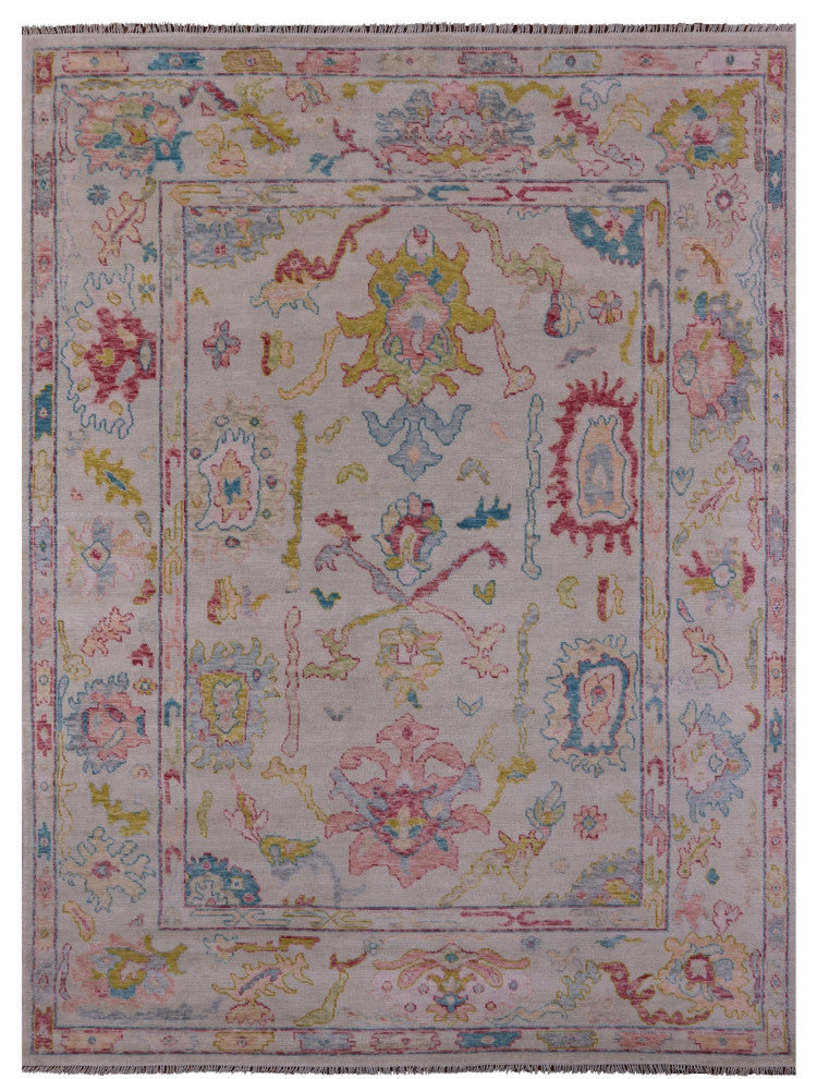 8' 11" X 12' 1" Turkish Oushak Handmade Wool Rug - Q16082