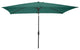 Pure Garden 10' Rectangular Patio Umbrella, Green