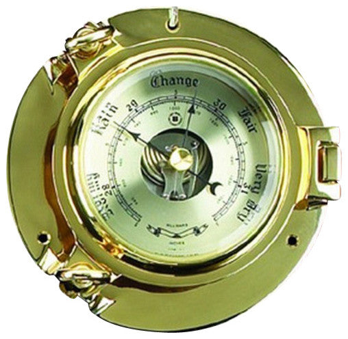 Precision Brass Porthole Barometer