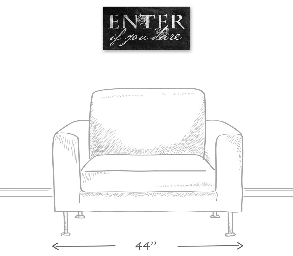 Enter if you Dare 10x20 Canvas Wall Art