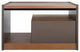 Modern Walnut Nightstand With Drawer Box and Shelf