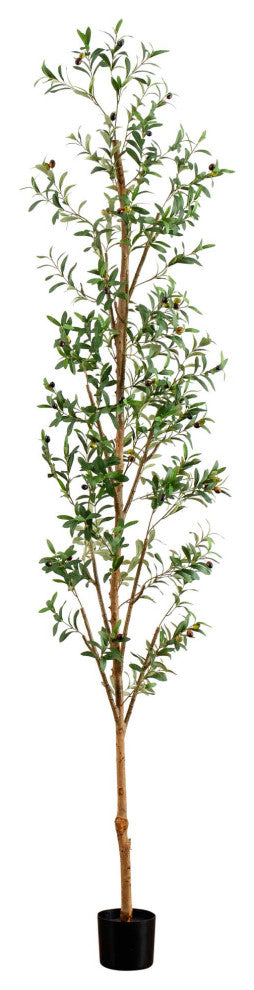 9ft. Artificial Olive Tree With Natural Trunk