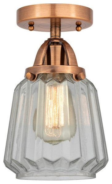 INNOVATIONS LIGHTING 288-1C-AC-G142 Chatham 1 Light 6 inch Semi-Flush Mount