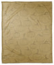 Mustard Yellow Pumpkin Pattern 50x60 Coral Fleece Blanket