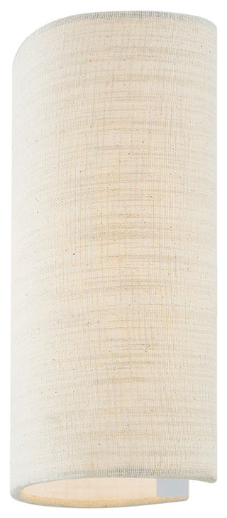 ADA Wide Oval Fabric Wall Sconce