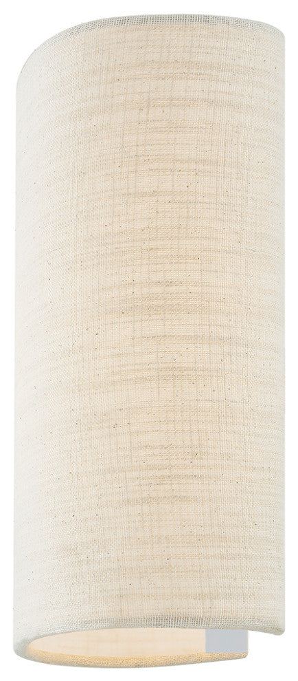 ADA Wide Oval Fabric Wall Sconce