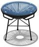 Acapulco Side Table, Jet Black
