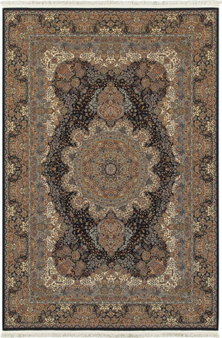 Oriental Weavers Masterpiece Dark Blue/ Multi Oriental Area Rug 9'10"X12'10"