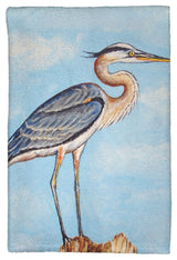 Blue Heron on Stump Kitchen Towel - Two Sets of Two (4 Total)