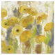 "Floating Yellow Flowers V" Digital Paper Print by Silvia Vassileva, 32"x32"