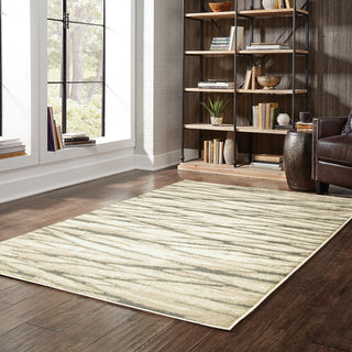 Carolina Organic Layers Ivory/Sand Area Rug, 2'x3'