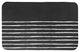 Black Sketch Stripes 34x21 Bath Mat