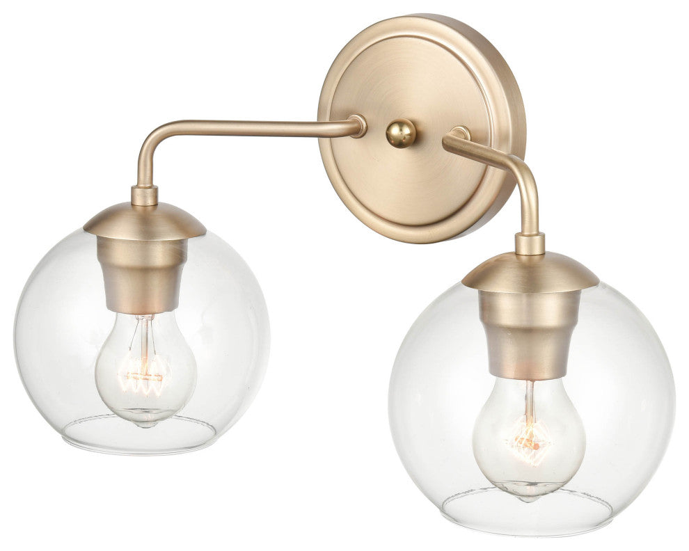 2 Light 16 in. Modern Gold Vanity