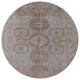 Ahgly Company Indoor Round Mid-Century Modern Area Rugs, 4' Round