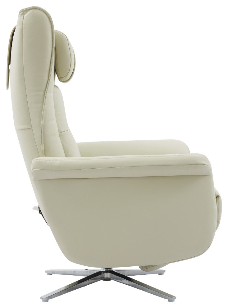 Aspen Battery Powered Recliner, White