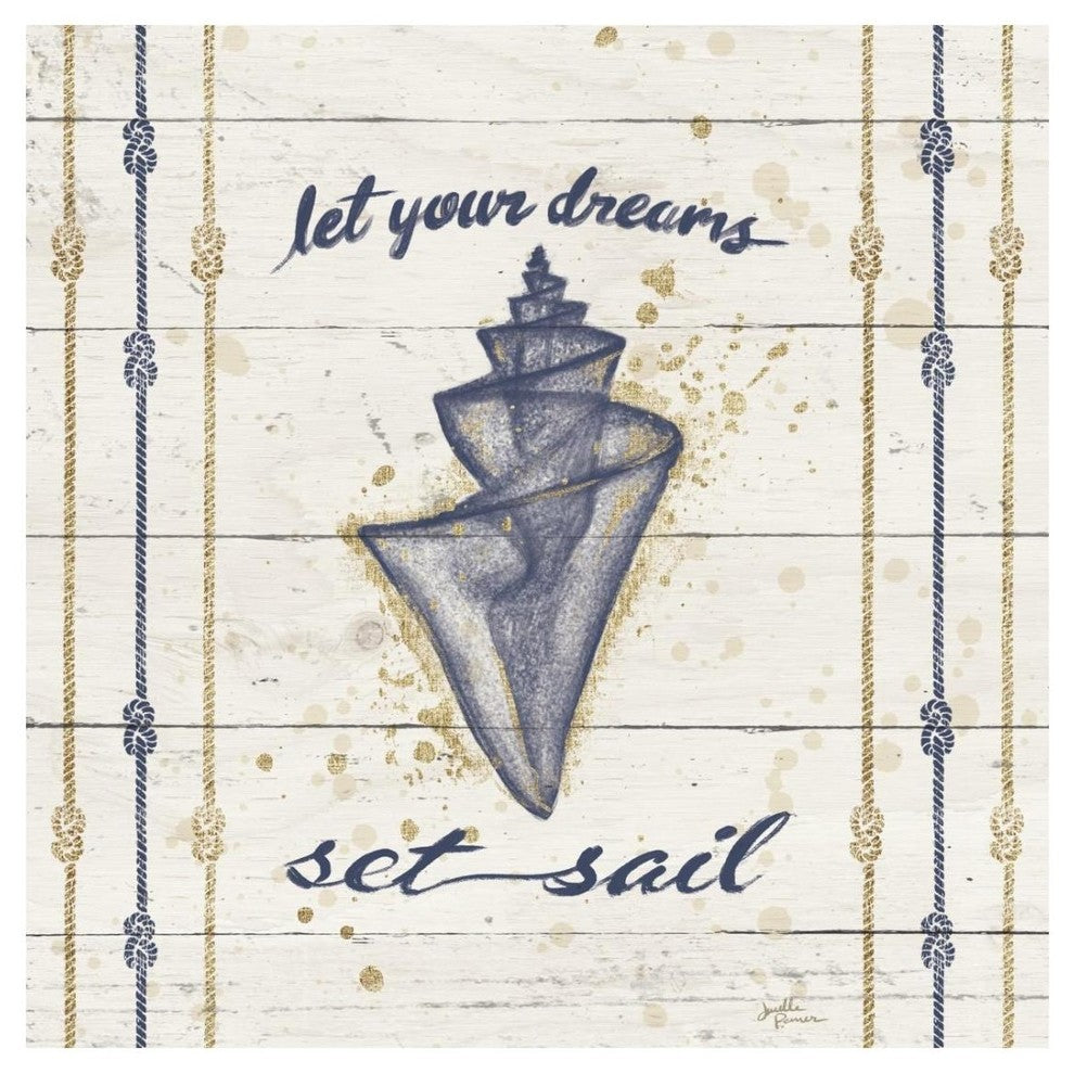 "Calm Seas III" Digital Paper Print by Janelle Penner, 26"x26"