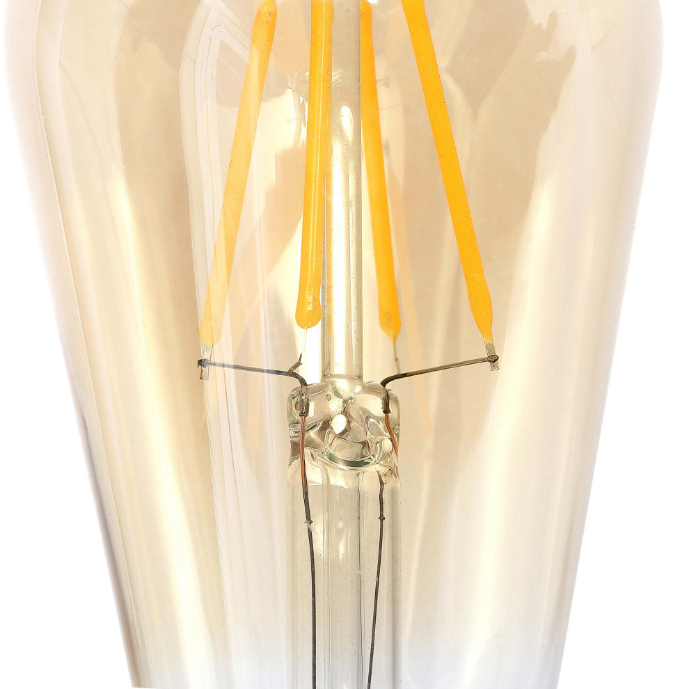 Non-Dimmable ST58-4W LED Edison Bulbs, E26 Base, 80+ CRI, 350 Lumens, Pack of 4