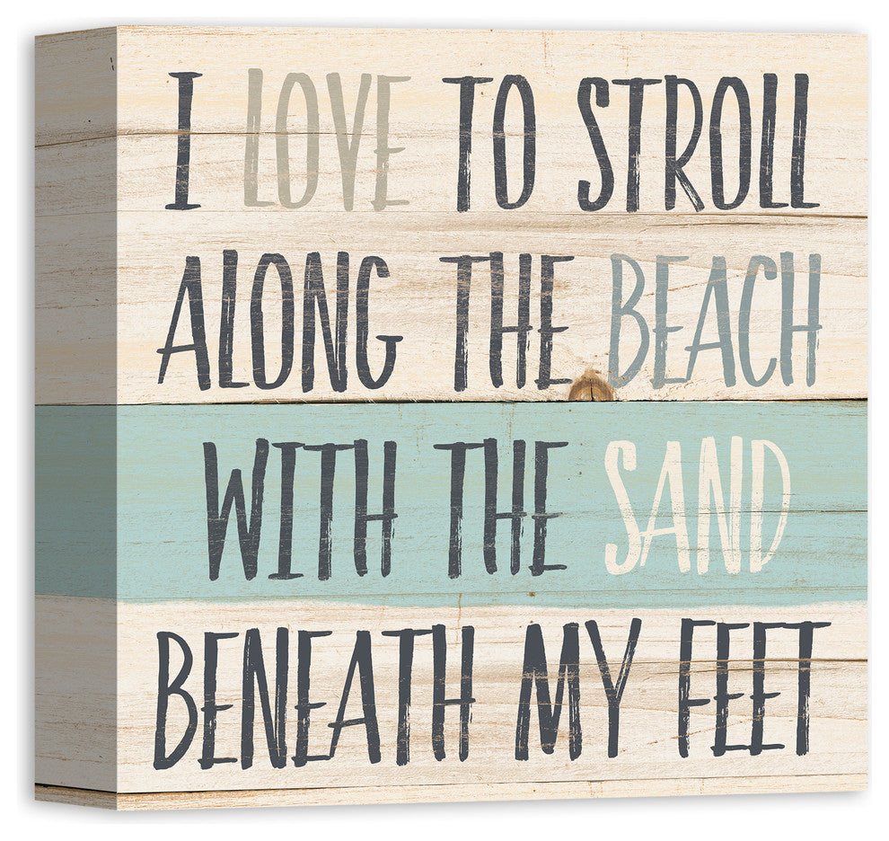 Sand Beneath My Feet Wall Art, 12"x12"