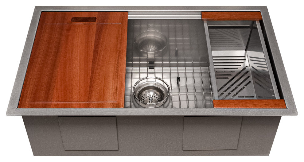 30" Garmisch Undermount Fingerprint Resistant Stainless Steel Kitchen Sink