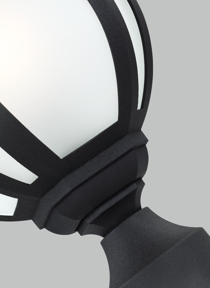 Generation Lighting Lighting 1-Light Outdoor Post Lantern, Black